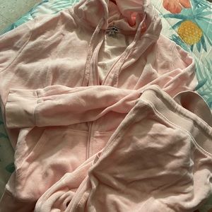 Pink sweatsuit